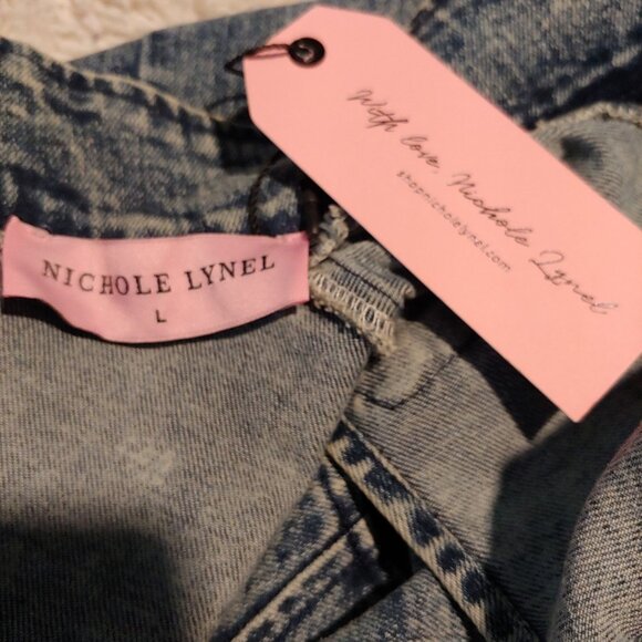 Nichole Lynel High Neck Cutout Denim Maxi Dress - Picture 10 of 12